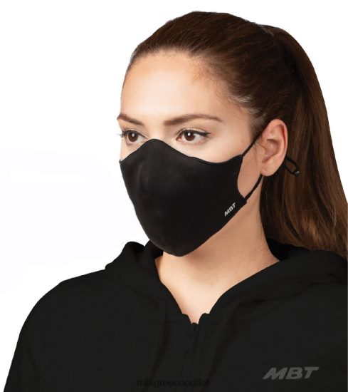 αξεσουάρ MBT τρισδιάστατη αθλητική μάσκα μαύρος για άνδρες και γυναίκες VZF0HN250