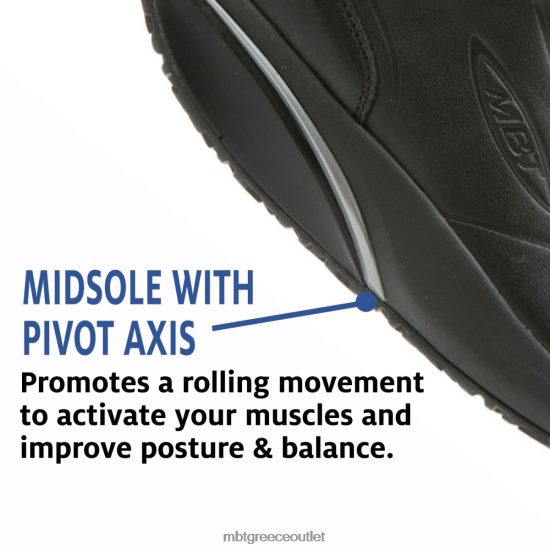 αθλητικά MBT 1997 μαύρο δέρμα γυναίκες VZF0HN211