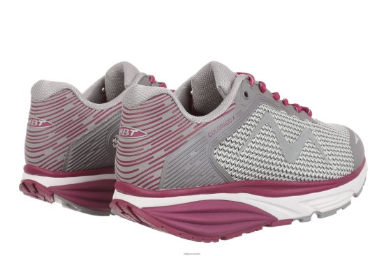 παπούτσια για τρέξιμο MBT Κολοράντο x ανοιχτό γκρι/μούρο γυναίκες VZF0HN103