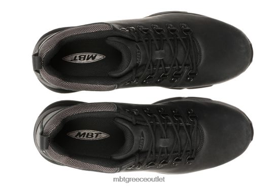 καθημερινά παπούτσια MBT Γη μαύρο δέρμα άνδρες VZF0HN74