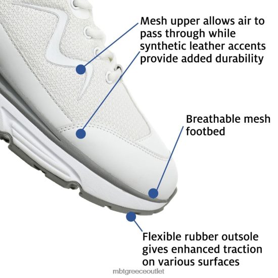 παπούτσια για τρέξιμο MBT άθλημα 1 άσπρο άνδρες VZF0HN47